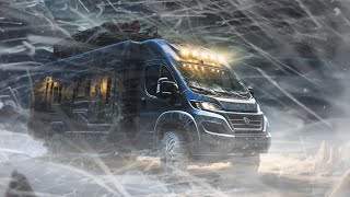 12 DAYS Surviving a Winter Snow Storm in Our Camper Van Alone RV Life [upl. by Jehias]