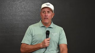 Phil Mickelson makes position clear with comment on LIV Golf and PGA Tour talks [upl. by Torp975]