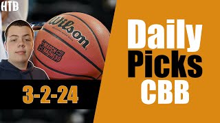 CBB Picks 3224  College Basketball Predictions and Betting Preview [upl. by Seavey415]