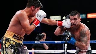 Lucas Matthysse Knocked Down By John Molina in Round 2  Showtime Boxing [upl. by Yleek]