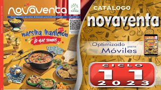 Catálogo NOVAVENTA Campaña 11 2023  NOVAVENTA Ciclo 11 2023 [upl. by Adniralc]