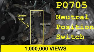 How To Test and Replace the Neutral Safety Swtich  Inhibitor Switch P0705 [upl. by Llerruj531]