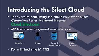 Silect Operations Portal MI Public Preview [upl. by Loralee]