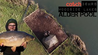 36hrs At Woodside Lakes Alder Pool  Winter Carp Fishing  Martyns Angling Adventures [upl. by Haimehen]