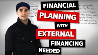 FIN 300  Financial Planning Example 2 with External Financing EFN  Ryerson University [upl. by Florenza]