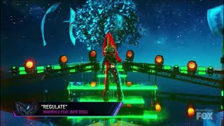 Chameleon Performs quotRegulatequot By Warren G  Masked Singer  S5 E7 [upl. by Aitenev729]