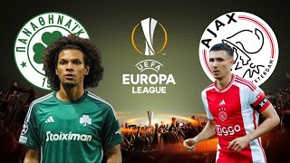 PANATHINAIKOS x AJAX  LIGA EUROPA 2425 QUALIFICAÇÃO [upl. by Ynogoham]