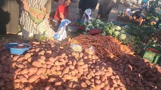 🇲🇦🔥خيرات موجودة في سوق الأسبوعي سبت سطات نقدم أتمنة خضار تاريخ تصوير 322024 [upl. by Ordnazil]