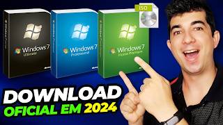 😱Como BAIXAR o Windows 7 ORIGINAL Todas as Versões 2024 [upl. by Littlejohn618]