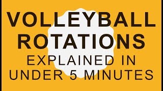 Volleyball Rotations Explained in Under 5 Minutes [upl. by Ninon538]