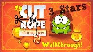 Cut The Rope  Lantern Box  Level 141 to 1425 Walkthrough 3 Stars [upl. by Oiluj]