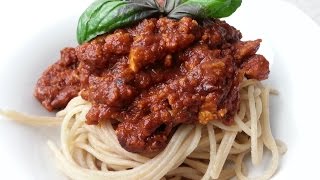 Spaghetti Bolognese Vegan [upl. by Gnaw]