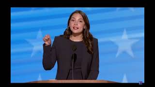 AOC brings it at the DNC calls out Trump as a quottwobit union busterquot to raucous applause [upl. by Diarmid]