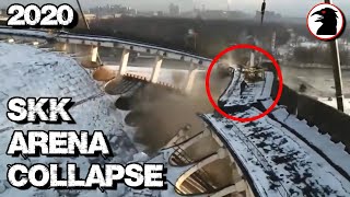 Final Seconds  Russian Worker Cuts Too Much  Entire Stadium Collapses SKK Arena 2020 [upl. by Eitten]