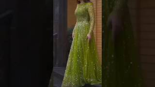 Prom dress one piece dress 💚💚 gown girlsoutfits gowndress viralshort shortvideo [upl. by Noevad]