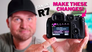 Canon R7  The SETTINGS You NEED To KNOW  Fix Most AF troubles [upl. by Herald]