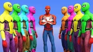 GTA 5 Spiderman VS Spiderman Funny Compliance  Hit From Highest Building Funny Ragdoll gta5 [upl. by Esch433]