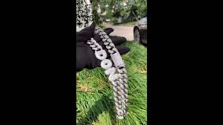 Bling Jewelz Customized Ice  Hip Hop Jewelry  Custom Cuban Link Pendants [upl. by Chrisse]