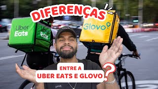 DIFERENÇA ENTRE OS APPS DE ENTREGA EM PORTUGAL 🇵🇹 Uber e Glovo [upl. by Ahsiela]