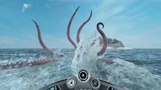 Kraken Unleashed VR Animated POV SeaWorld Orlando [upl. by Nessie983]