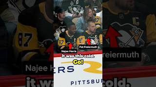 Najee Harris amp Pat Freiermuth micd up rinkside at a Penguins game 😂 [upl. by Sada509]