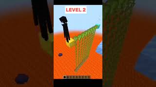 Level 1 to 5 ll enderman vs endermite shots minecraft [upl. by Htnnek]