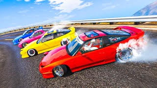 CRAZIEST GTA 5 ONLINE DRIFTING FiveM [upl. by Leciram]