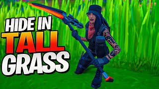 Hide in Tall Grass for 10 Second  Fortnite Week 4 Season Quest [upl. by Vories]