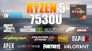 Ryzen 5 7530U Gaming Test in 2024  is it good for gaming [upl. by Brodeur]