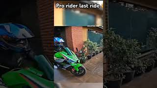 pro rider 1000 last ride 🥲prorider1000 shortsfeed agastya shorts zx10r rider lastride [upl. by Arlyn]