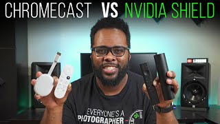 Chromecast with Google TV Review  New Chromecast vs Nvidia Shield [upl. by Tnilc]