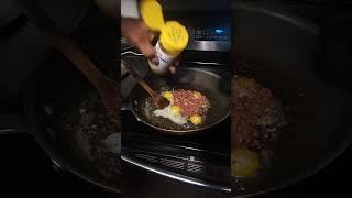 Making my lemon pepper scrambled eggs [upl. by Lilahk503]