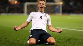 James WardProwse freekick England U21s vs Lithuania 20 UEFA Championship qualifier [upl. by Cattier]