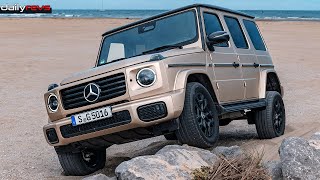 2025 Mercedes Benz G 500  Kalahari Gold Magno  Design Details [upl. by Reffotsirk]