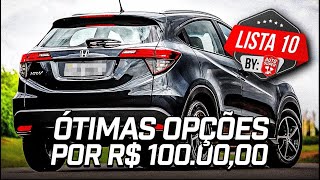 10 CARROS BONS QUE DA PRA COMPRAR COM COM 100 MIL REAIS Você iria nessas escolhas [upl. by Stoughton818]