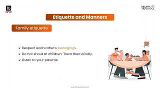 Unit 4 Human Relationships  Etiquette and Manners HSC [upl. by Ediva70]