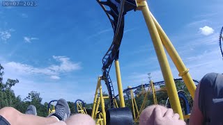 Montu Front Seat POV  Busch Gardens Tampa Bay [upl. by Eemiaj]