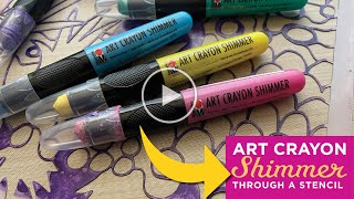 Marabou Shimmer Art Crayons–Tutorial Tidbits [upl. by Ful]