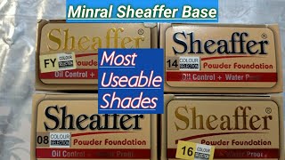 Sheaffer Minral Bridal Makeup Base and its most useable shades [upl. by Soulier]