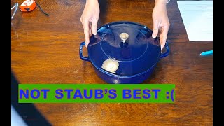 Staub Cast Iron Braiser  A Look and Impressions Comparison with Le Creuset [upl. by Pegg]