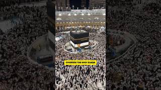 Covering the Holy Kaaba live kaaba makkah shorts [upl. by Pasho]