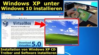 Windows XP in Windows 10  8  7 installieren mit VirtualBox  XP Home  Prof [upl. by Ecikram283]