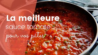 La recette de la meilleure sauce tomate pour vos pâtes [upl. by Ailaroc954]