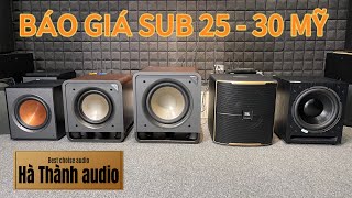 Loa Sub Mỹ  Loa Trầm Bãi  Sub Bass 30  Loa Sub Polk HTS 12  Loa Sub Jbl passion  Sub BFA Sw1200 [upl. by Anuaek]