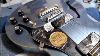 Epiphone ES339 P90 Pelham Blue Beauty 20170803 [upl. by Niwle]