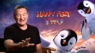 Robin Williams RamonLovelace Talks About quotHappy Feet Twoquot [upl. by Codi592]