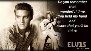 Elvis Presley Paralyzed lyrics [upl. by Harrietta]