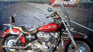 2008 HarleyDavidson Dyna Super Glide Custom FXDC Candy Red Sunglo [upl. by Backer]