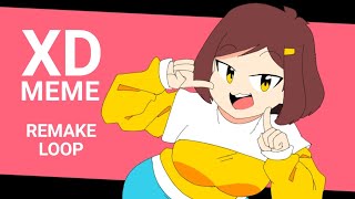 XD MEME  meme animation remake  10 MIN LOOP not for kids [upl. by Aleakam]