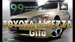 Toyota Altezza Gita AS300 L Edition vm 2001  ESITTELY 99IMPORTFI [upl. by Notle]